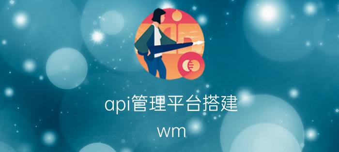 api管理平台搭建 wm 是什么网站？